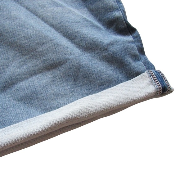 Nicole Miller SoHo High Rise Jean Shorts 16 Cuffed Medium Wash Stretch Classic - Picture 4 of 8